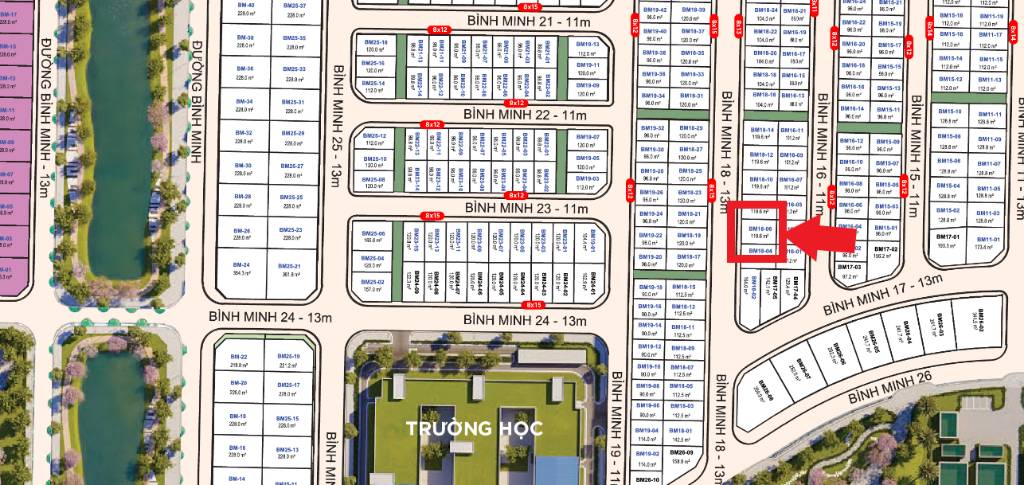 Bán nhà liền kề Vinhomes Wonder City, Bình Minh 18, 119m2, đường thông 13m, gần hồ điều hòa